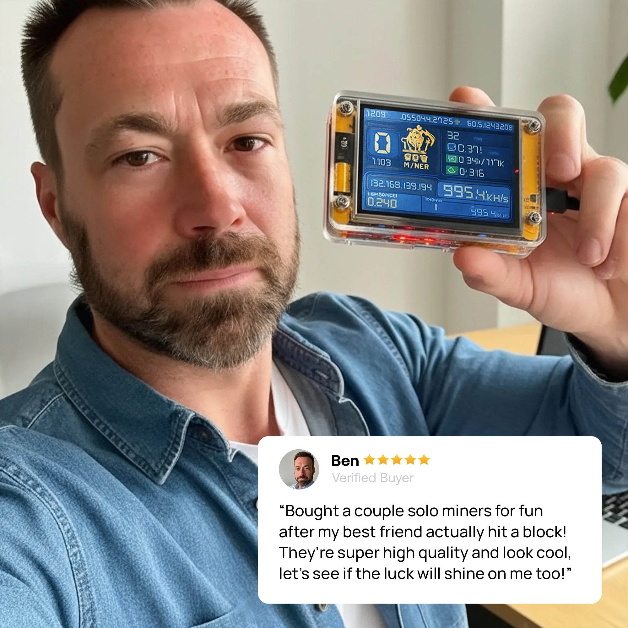 MinerPro Solo X1 - Home Bitcoin Mining Device